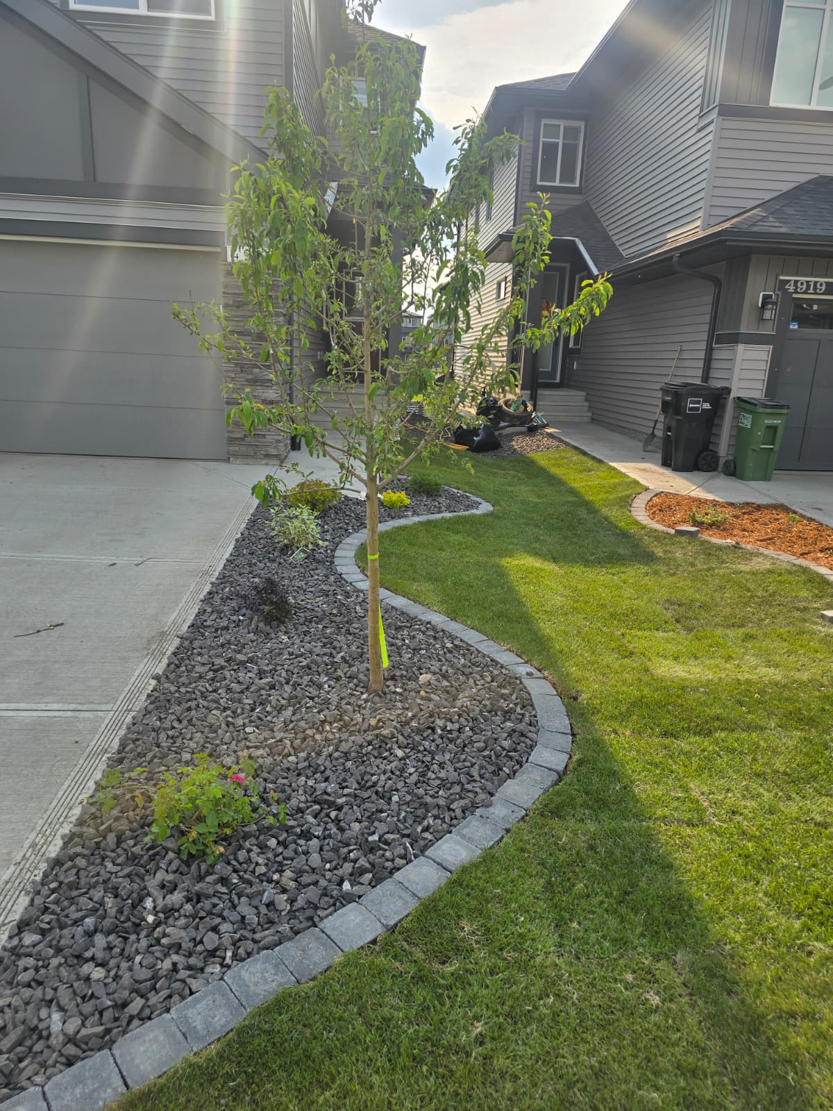 Garden Guys Instagram — rockscape curbed bed